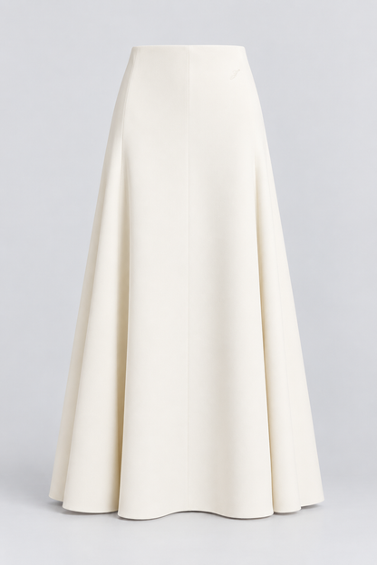 Crepe skirt