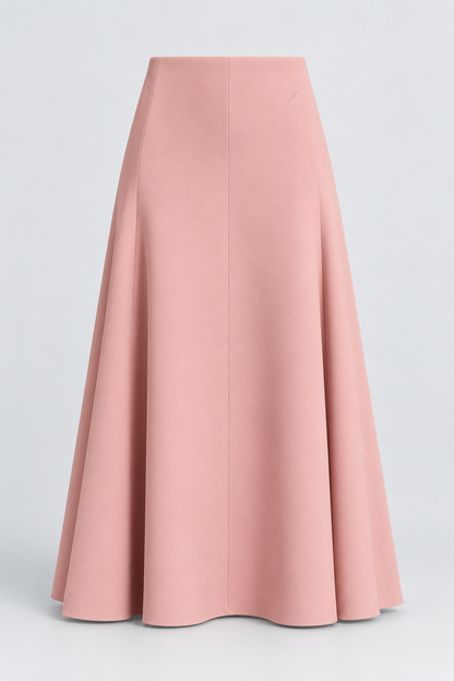 Crepe skirt